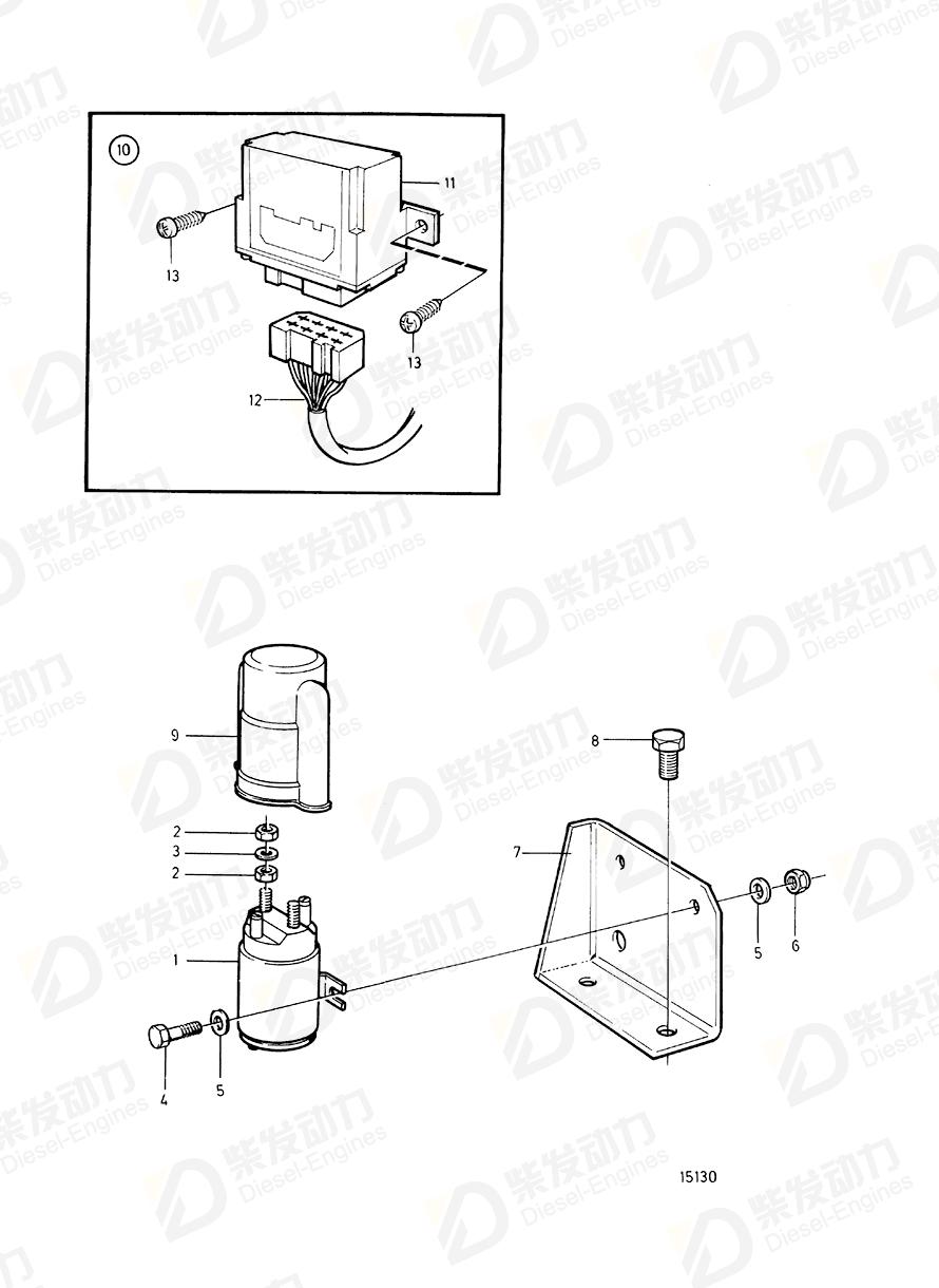 volvo penta Bracket 862222 Drawing volvo penta Bracket 862222 Drawing